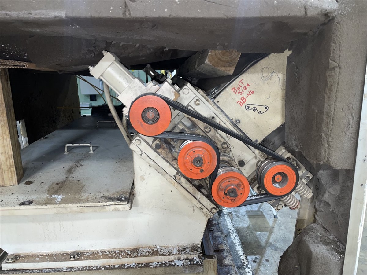 14" x 56" Cumberland #1456I, pull-roll granulator, 100 HP WEG Inverter Duty Motor, 3 knife open rotor, 2 bed - Image 10