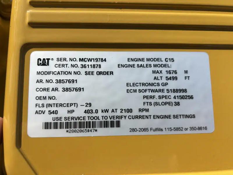 540 HP Caterpillar #C15, complete engine, new - Image 4