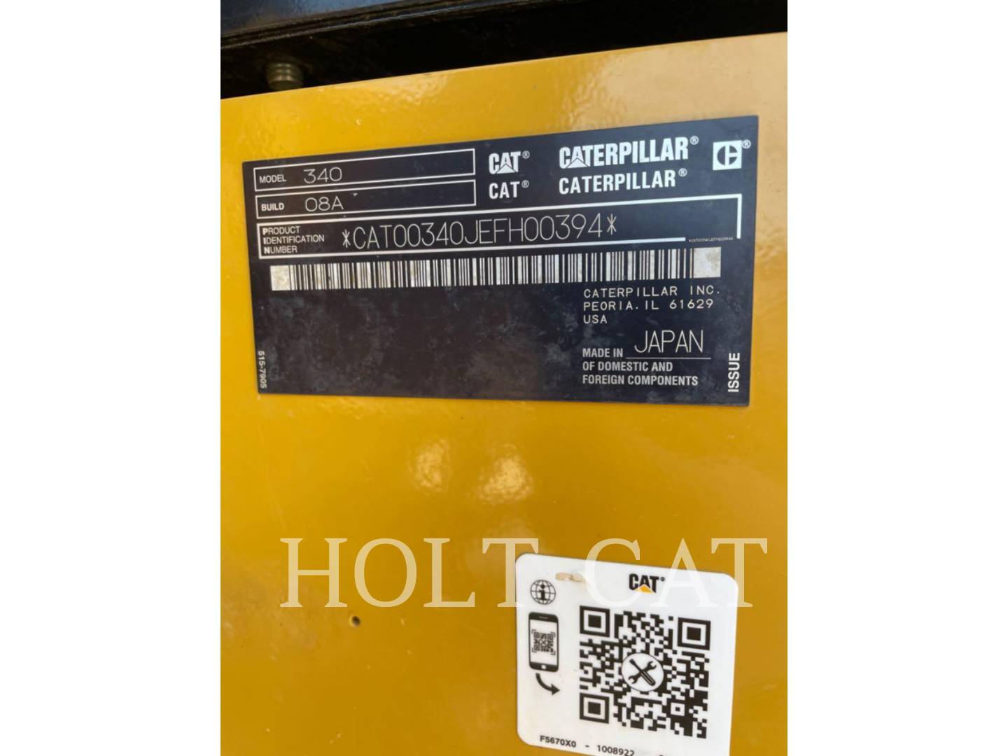 Caterpillar 340 10 TC, Crawler Excavator, 2539 hours, S/N: EFH00394, 2023 - Image 6