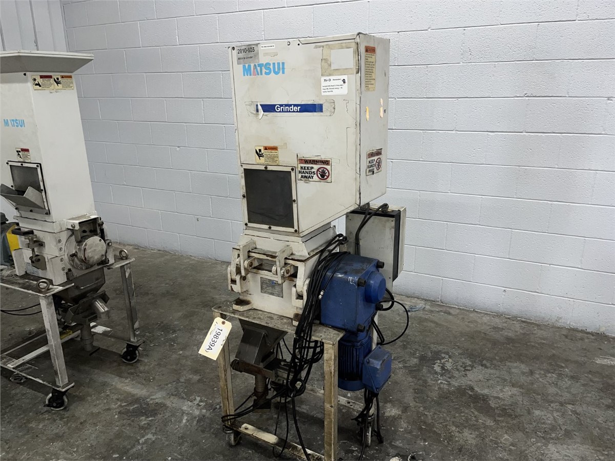 9" x 10" Matsui #SMGL2-100U, low-speed granulator, 2010 - Image 1