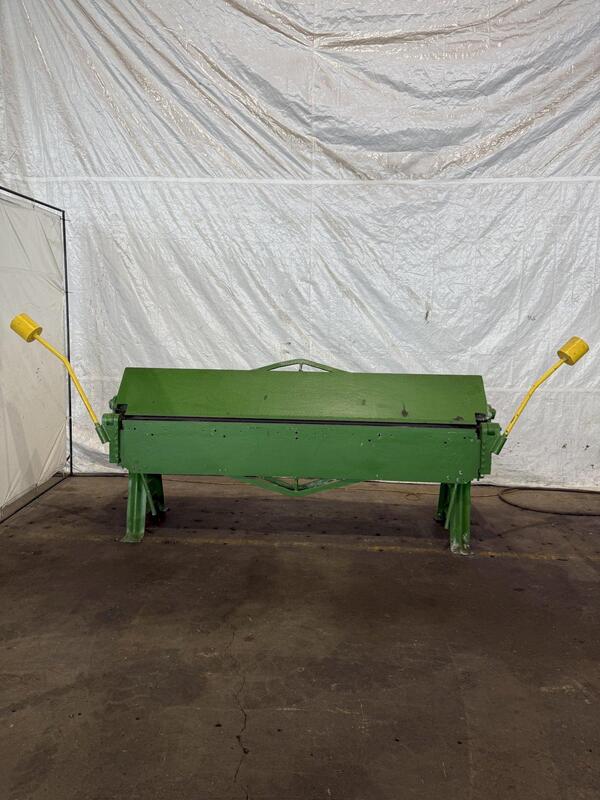 14 gauge x 8' Chicago Dries & Krump #814, apron hand brake - Image 2