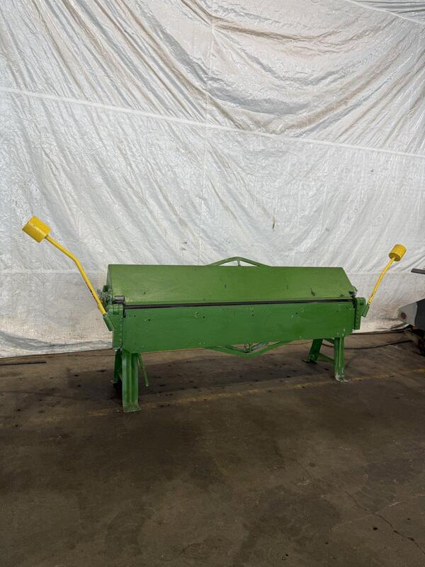14 gauge x 8' Chicago Dries & Krump #814, apron hand brake - Image 3
