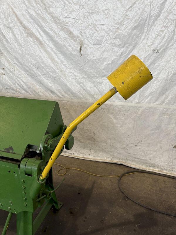 14 gauge x 8' Chicago Dries & Krump #814, apron hand brake - Image 7