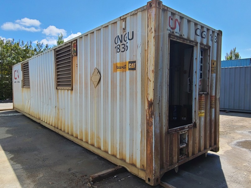 150 KW Caterpillar #C7, diesel generator in 40' container, 480 Volts, 22148 hours - Image 4