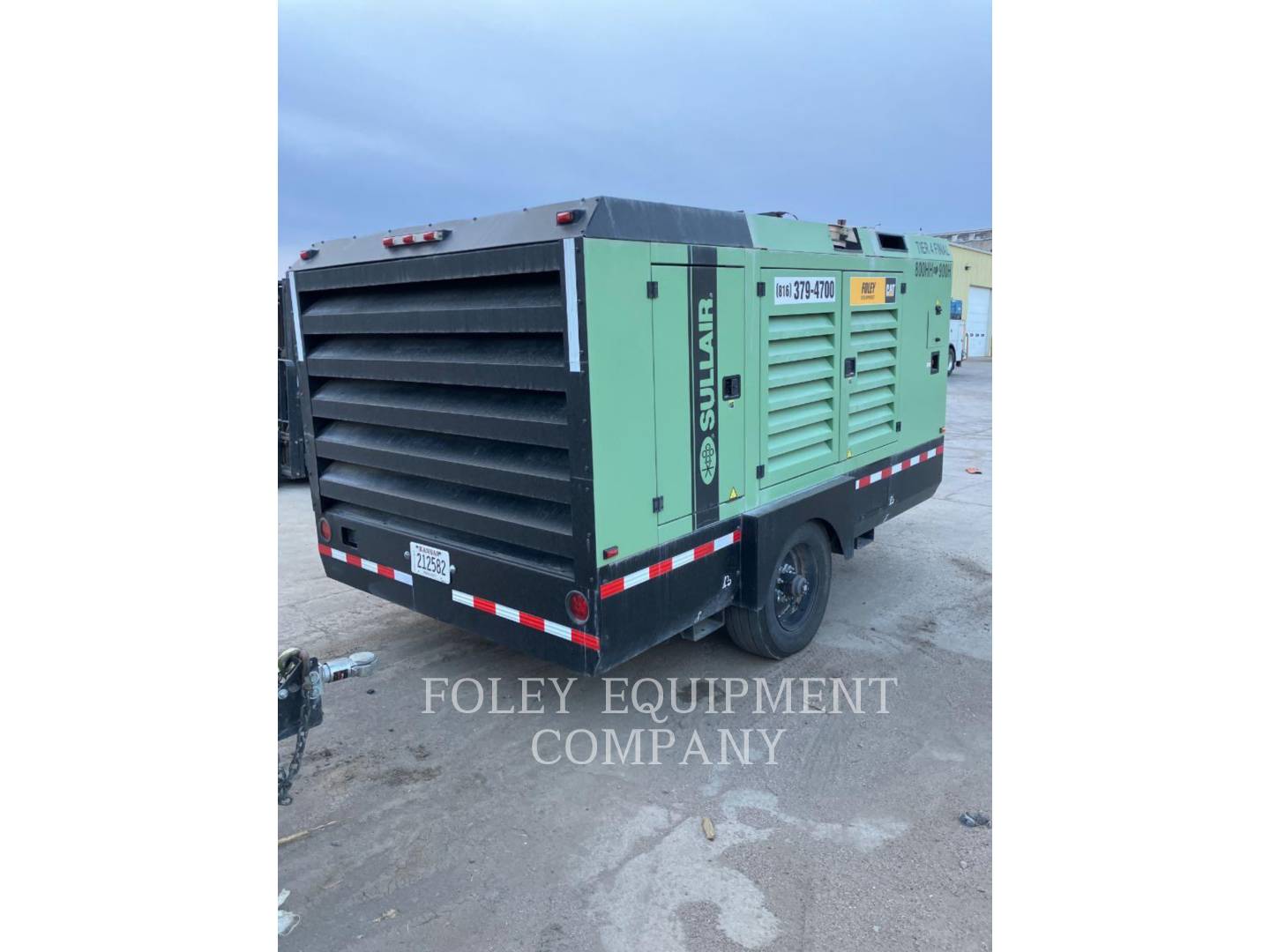 800 cfm, 150 psi, Sullair #900HAF/800, air compressor, 505 hours, 320 HP Cat T4F 7.1L diesel engine, 145 - Image 3