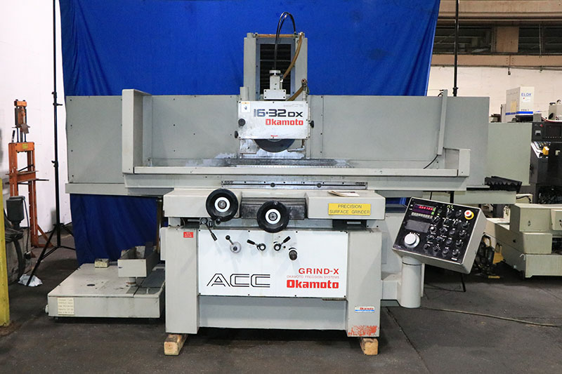 16" x 32" Okamoto #ACC-1632DX, automatic surface grinder, electro-magnetic chuck, variable hold chuck - Image 1
