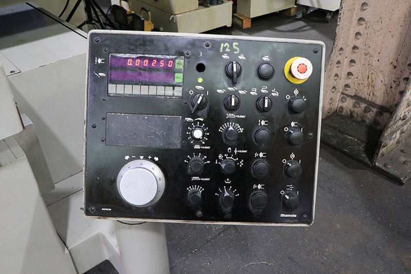 16" x 32" Okamoto #ACC-1632DX, automatic surface grinder, electro-magnetic chuck, variable hold chuck - Image 6