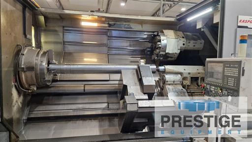 Okuma #LU-45M, 35" swing, 118" centers, lv. milling, C-Axis, 10" bore, tailstock, prog steady, boring bar - Image 3