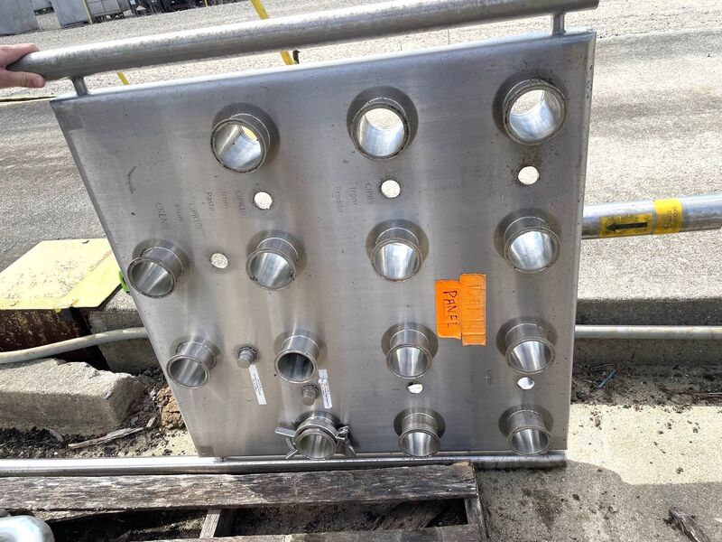 Pipe Flow Panel only, 14 x 3" openings - Image 1