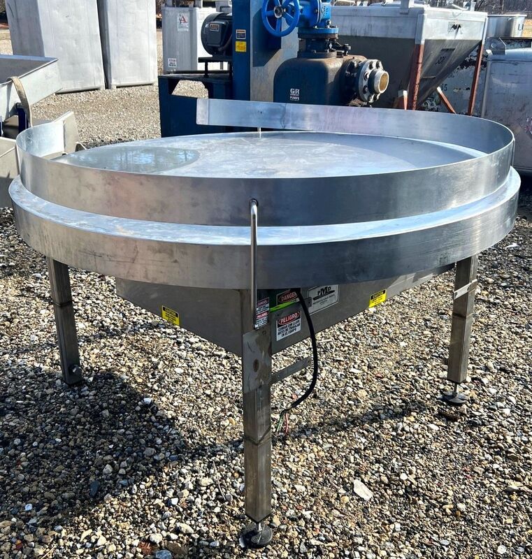 58" PMD, Accumulation Table, Stainless Steel, 4" lip - Image 2