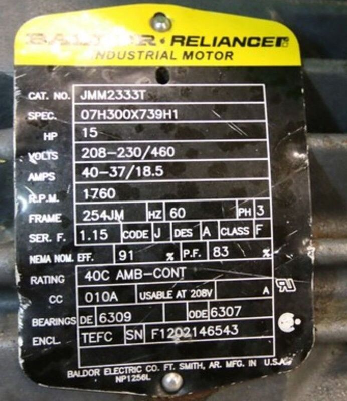 Waukesha Cherry Burrell #2085LR, Liquid Ring Pump, 15 HP, 2.5" in/out, Stainless Steel - Image 4