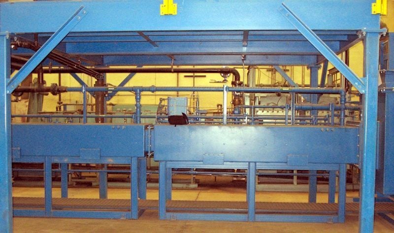 26" width x 84" H x 54' L JL Becker, mesh belt brazing furnace, 2100&deg;F, elect, Allen Bradley SLC PLC, 2007 - Image 3