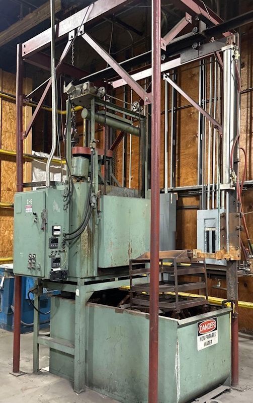 24" width x 21" D x 24" H Ideal, AL quench furnace, 1000&deg;F, Honeywell temperature controller - Image 4