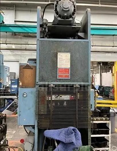 88 Ton, Aida #NC1-80(1), Hy-Flex single crank gap frame press, 3.93" stroke, 3.14"adj., 55-110 SPM, air - Image 3