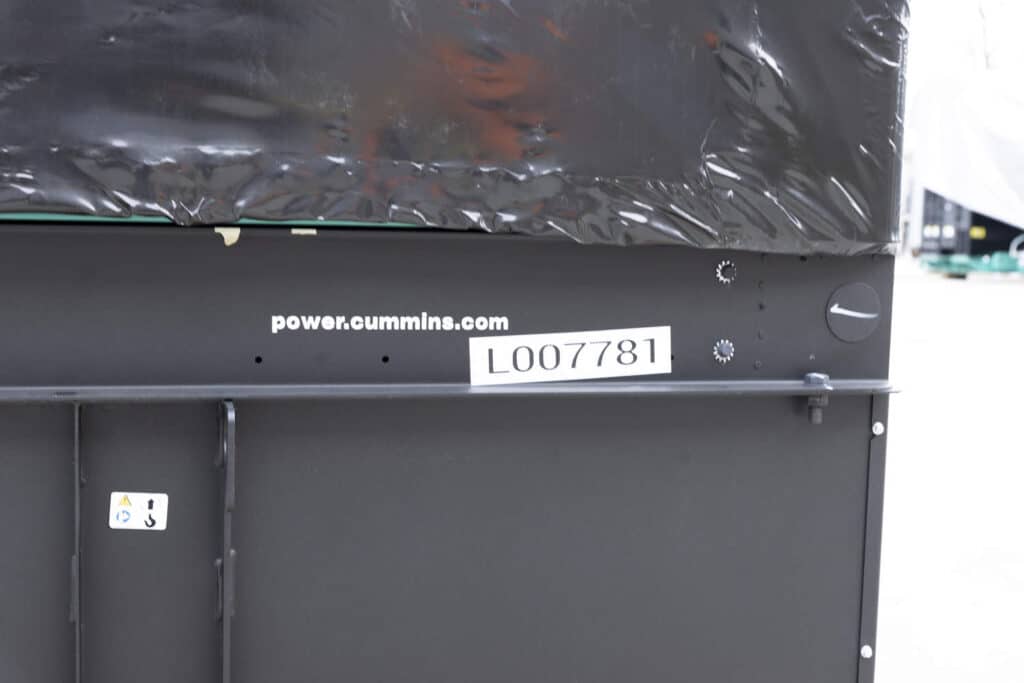 125 kW Cummins #C125D6D, Diesel Generator, 480 Volts, sound attenuated enclosure, base tank, 2023 - Image 7