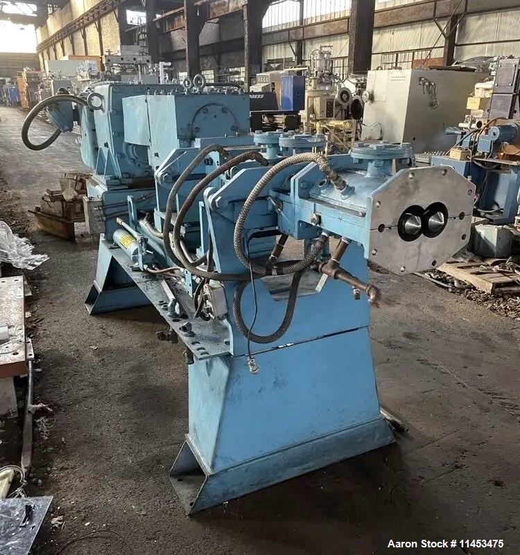 Readco #3-1/2-HVY-DU, Twin Screw Continuous Processor, 3.5", Heavy duty, jacketed barrel rated 150 psi at 600 - Image 2