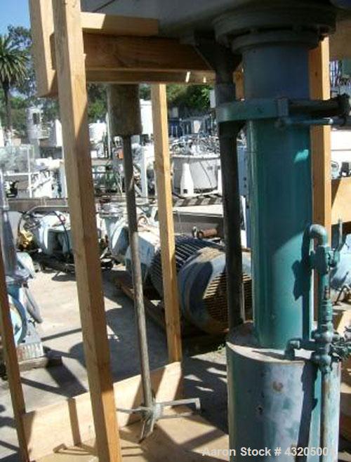 5 HP Mooney Slow-Speed Disperser, 18" Bowtie Blade, Air/Oil Lift, 1-1/2" diax 48" long shaft with a 18" - Image 5