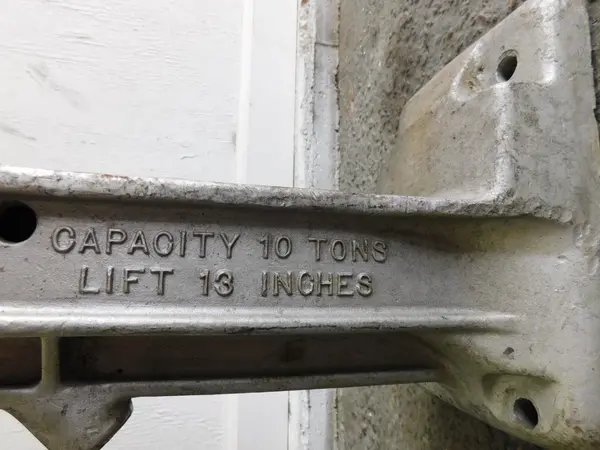 Mechanical Reel Jack, Simplex #A1029, Aluminum Housing, 10 Ton, 13" lift - Image 9
