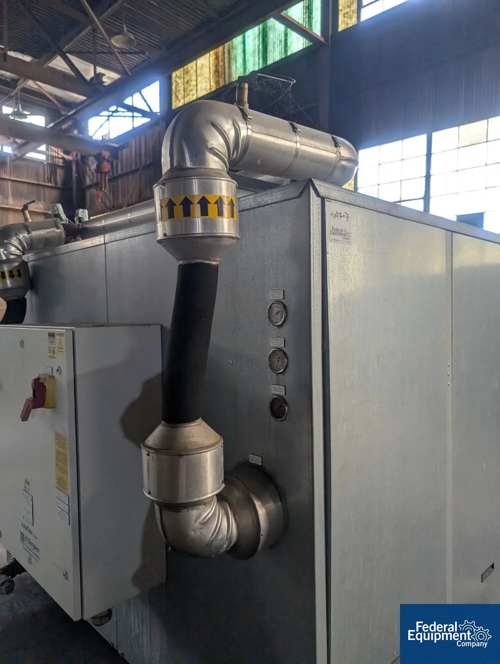 40 Ton, Dimplex Thermal #SWW-40000-L, Chiller, 75 volt, 40 hp compressor, serial# 25110, SWW-40000-L - Image 6