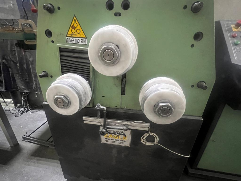 Eagle #BA50, CNC 2-1/4" programmable 3-roll driven angle roll bender, automatic repeat, 2017 - Image 2