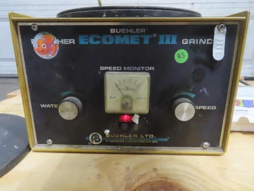 Buehler #Ecomet-III, polishing grinding wheel, with wheel cover, 5 amps, 115 V., single phase - Image 2
