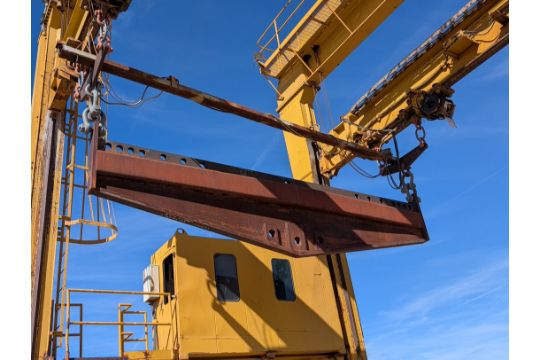 Marathon Letourneau #ST-100 Letro-port 50 ton capacity, spreader, 50' W x 29' Deep, 1983 - Image 7