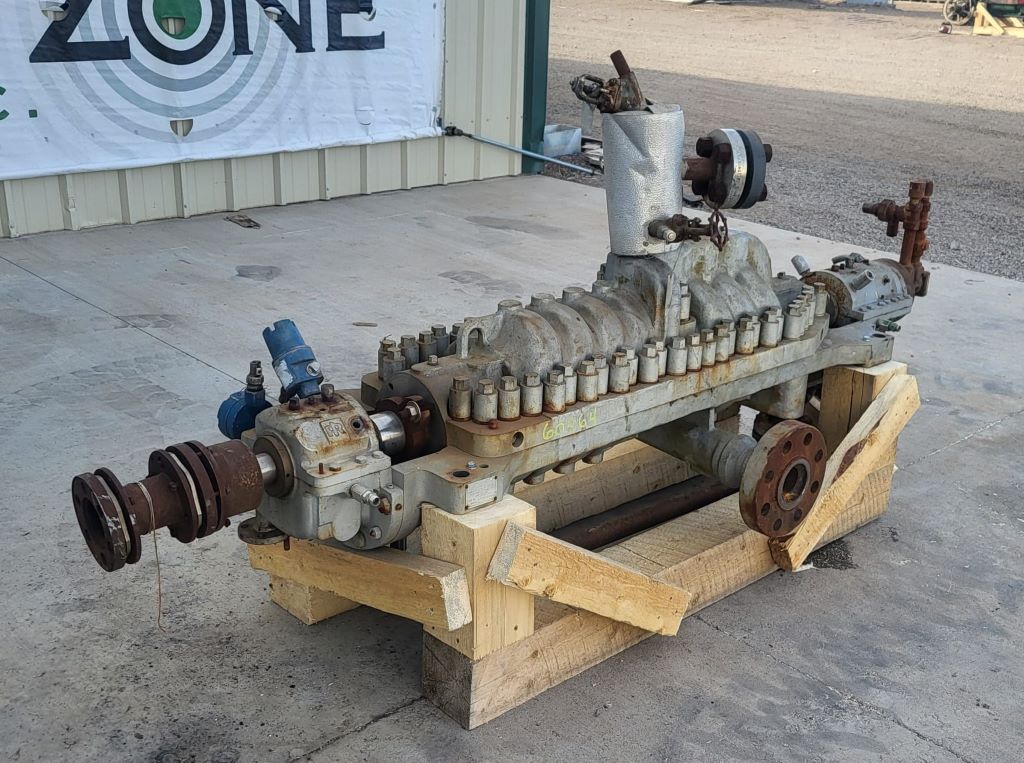 385 GPM @ 2800' TDH, Ingersoll-Rand #3x8DA-9, horizontal multi-stage centrifugal pump - Image 2