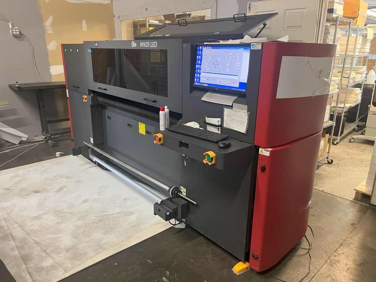 EFI #H1625, LED flatbed/roll-fed UV wide format printer, 2014 - Image 1