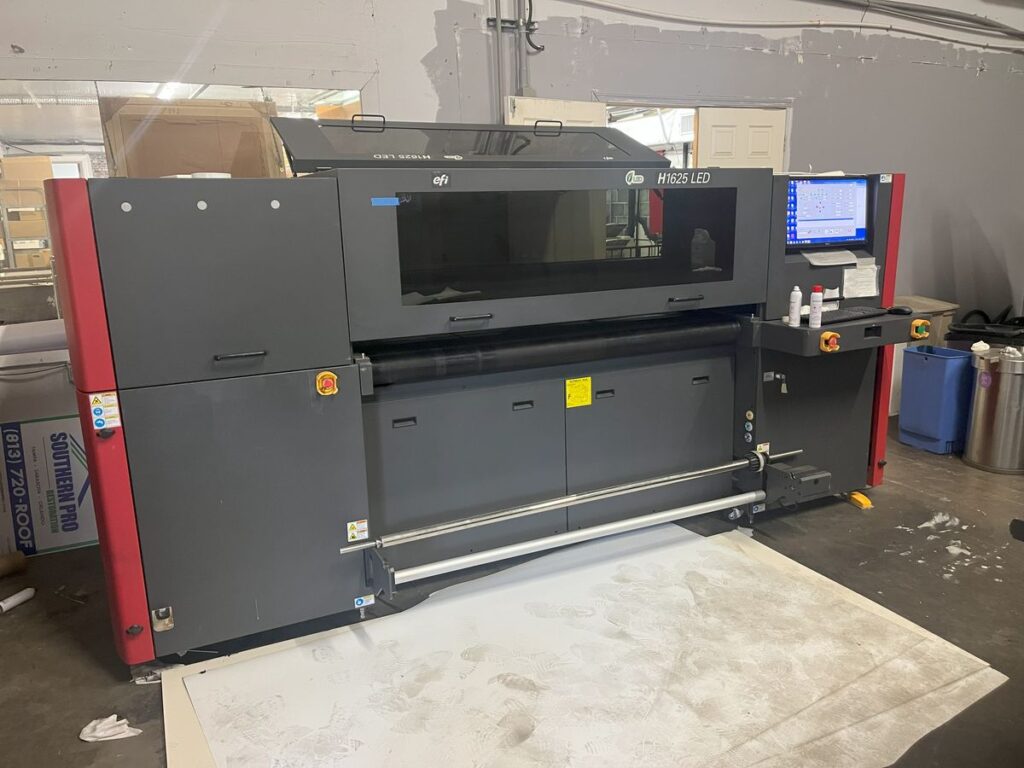 EFI #H1625, LED flatbed/roll-fed UV wide format printer, 2014 - Image 2