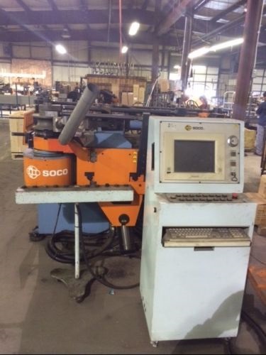 3" Soco #SB-75x4B-1S, CNC tube bending machine, 4-Axis touch screen CNC Control, 2002 - Image 1