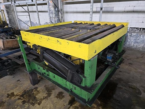10000 lb. Braner downlayer, 70" x 54", chain driven, twin hydraulic cylinders - Image 6