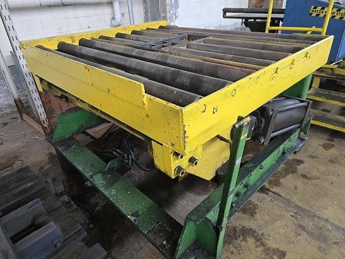 10000 lb. Braner downlayer, 70" x 54", chain driven, twin hydraulic cylinders - Image 7