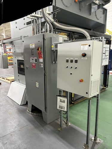 300 Ton, Pacific #300-OBL-10/60, straight side hydraulic press, 12" stroke, 50 HP, 2017 - Image 6