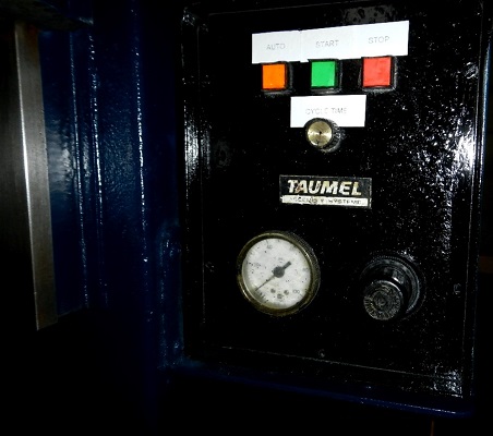 Taumel #T-501, Orbital head forming machine, .55" cap., 6.6" throat - Image 9