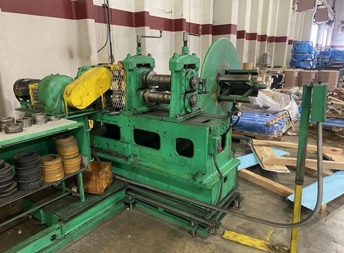 12" x .125" Bliss, slitting line, 4000 lbs., R to L - Image 8