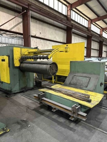 60" x .187" Delta, loop slitting line, 40000 lbs., L to R - Image 4