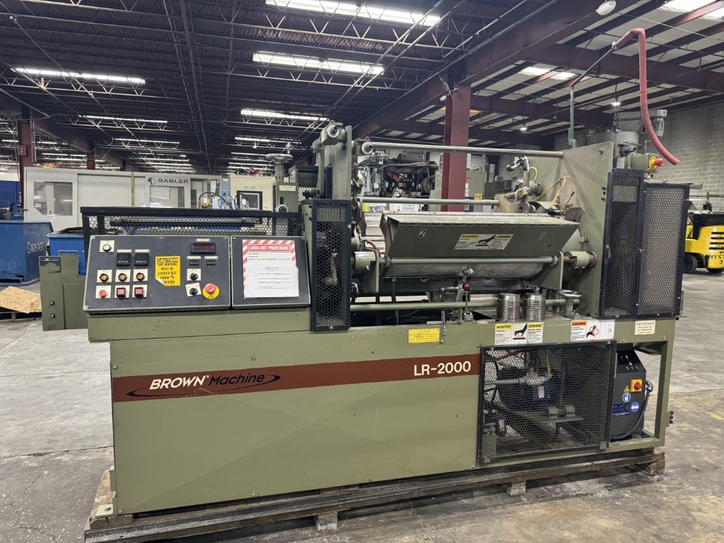 Brown #LR-2000, Lip Roller, 4" thread, 32" oven, 2 zone, 5 HP, 480 V., AEC Trutemp Mini TCU, 2006 - Image 1