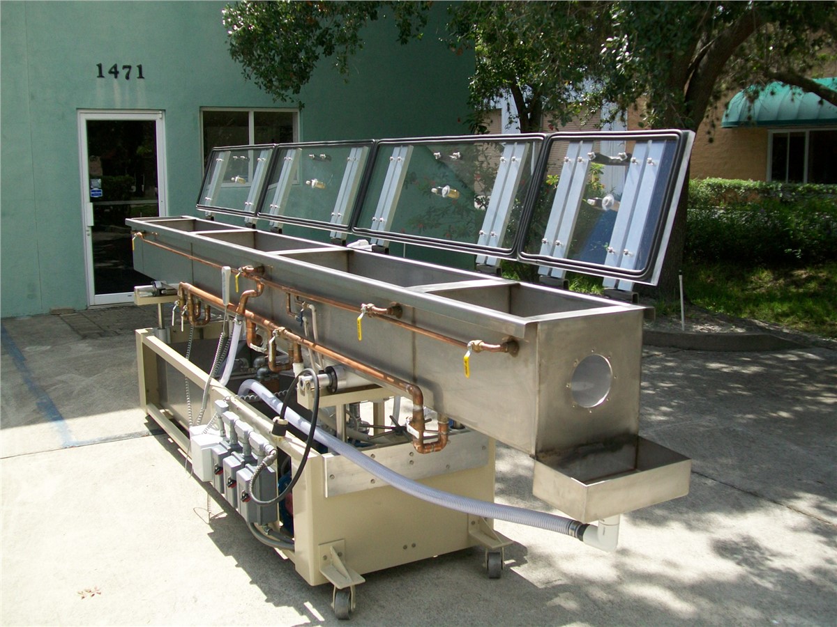TEC Polymer, Vacuum Sizing Tank, 14" width x 12" D x 14' L, 4 chambers, 3 axis movement, 2/3/7.5 HP pumps - Image 2