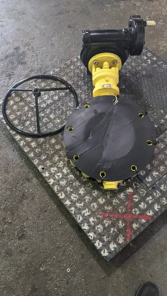 12" Bac Valves #LD, Butterfly Valve, Class 300, WCC Body, Hastelloy Disc, never used, 2016 - Image 9