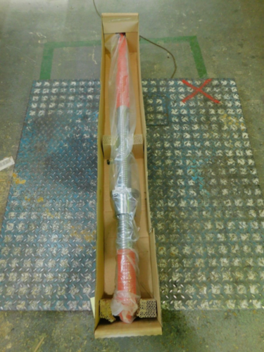Hiwin #R63-10K6-DEB-N-1117.5-1515.5, ballscrew, 63 mm nominal dia., 1117.5 mm L thread, lead 10, (6) - Image 1