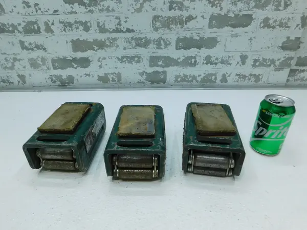 Rollers, Hilman #2-SP, Rollers, 2 Tons, Swivel Padded Top, 3 Qty. Used - Image 5