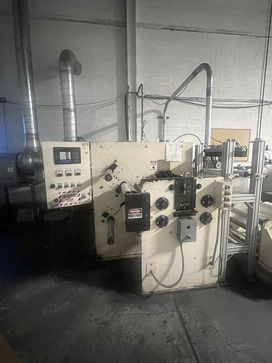 Independent Machine Co. #MSDTS, 16" wide duplex turret slitter rewinder, shafted unwind - Image 7