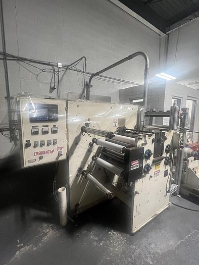 Independent Machine Co. #MSDTS, 16" wide duplex turret slitter rewinder, shafted unwind - Image 8