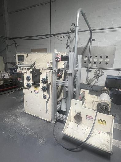 Independent Machine Co. #MSDTS, 16" wide duplex turret slitter rewinder, shafted unwind - Image 9