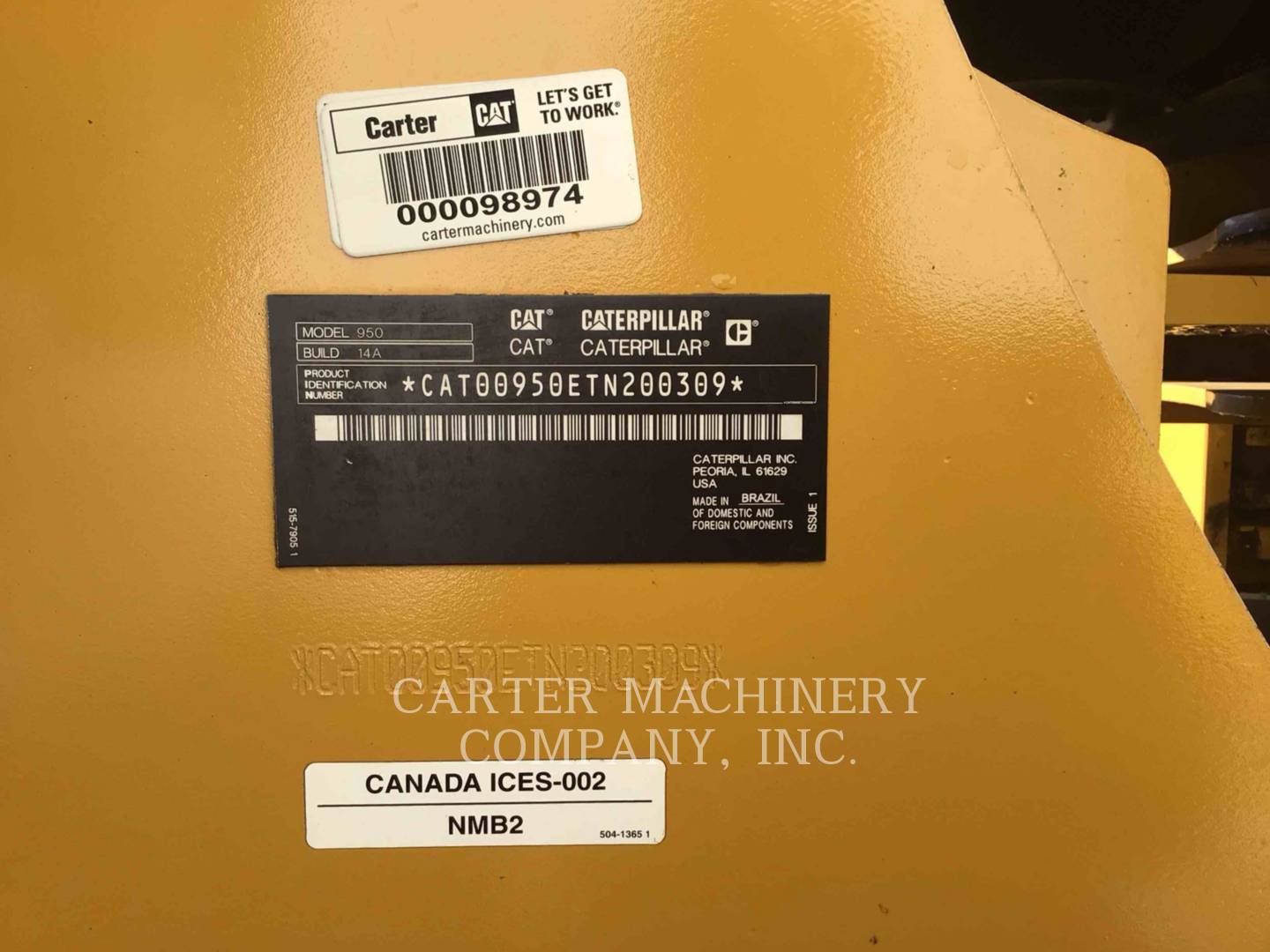 Cat 950, Wheel Loader, 5864 hours, S/N: TN200309, 2023 - Image 6