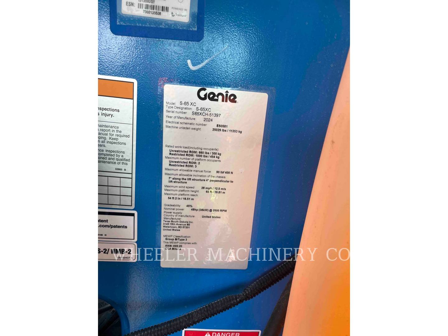 Genie Industries S65XC, Articulated Boom Lift, S/N: S65XCH-51397, 2024 - Image 5