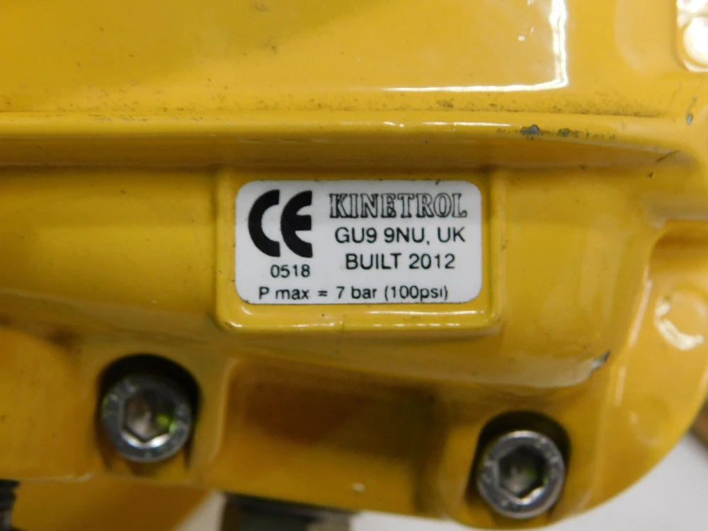 Kinetrol Spring Return Double Acting Actuator 087-100, 087-020 - Image 4