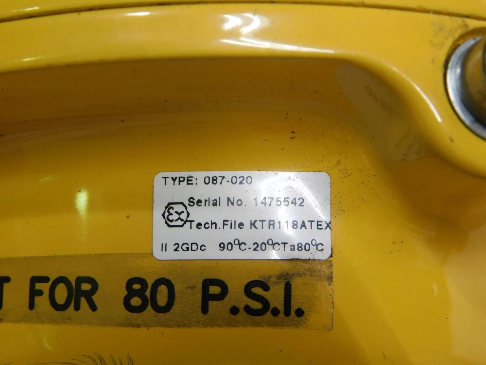 Kinetrol Spring Return Double Acting Actuator 087-100, 087-020 - Image 6