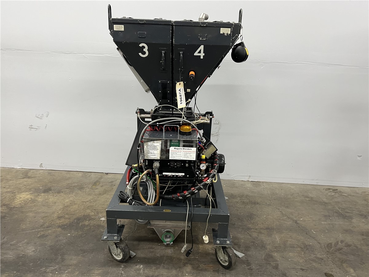 Maguire #WSB-220CF, 3 component gravimetric blender, 1000 lb/hr, loader Control - Image 2