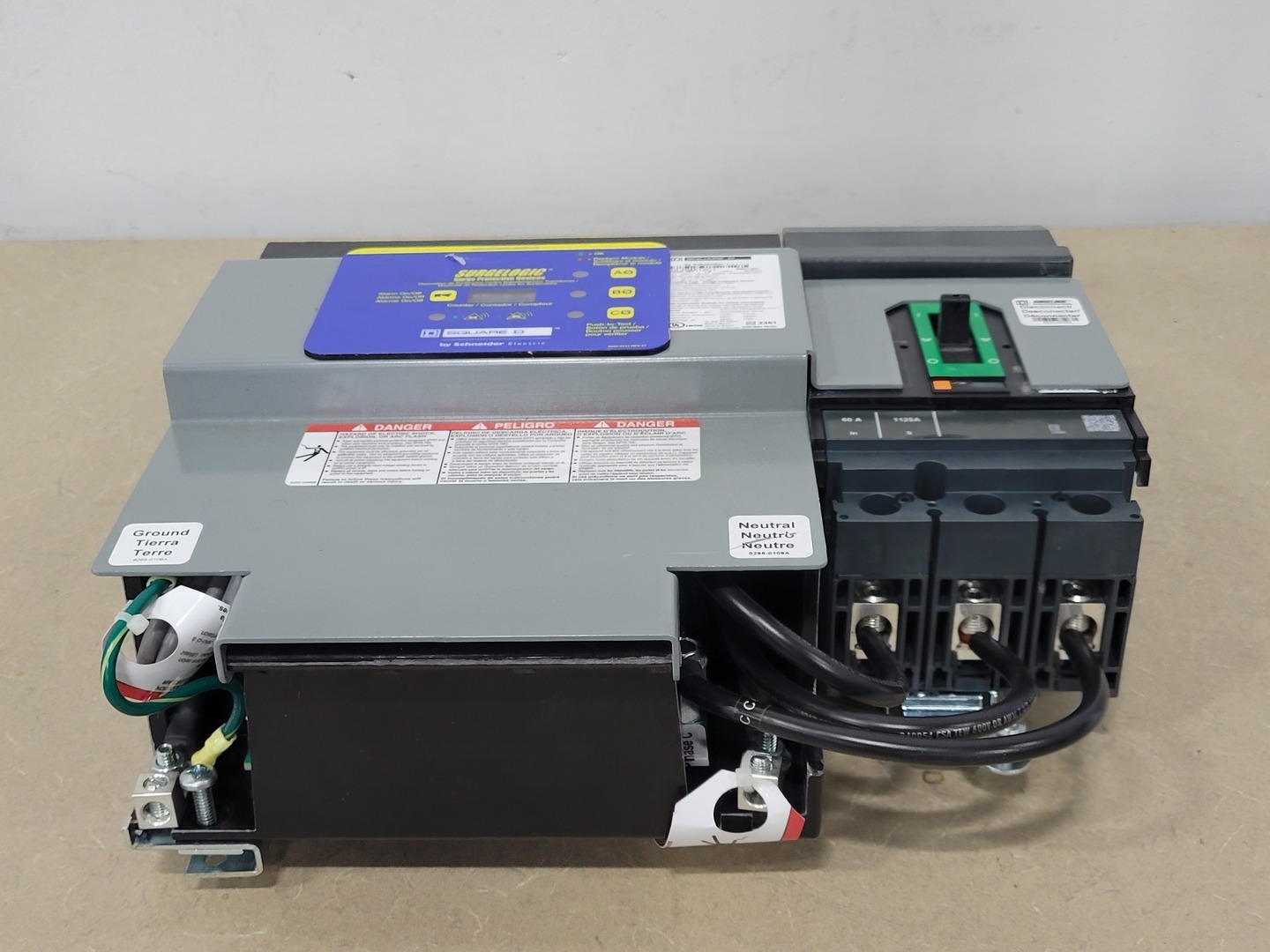 Square D #HL2IMA12C1, surge protector device, 120 KA, 208Y/120 VAC, 4W, 3 phase, new - Image 4